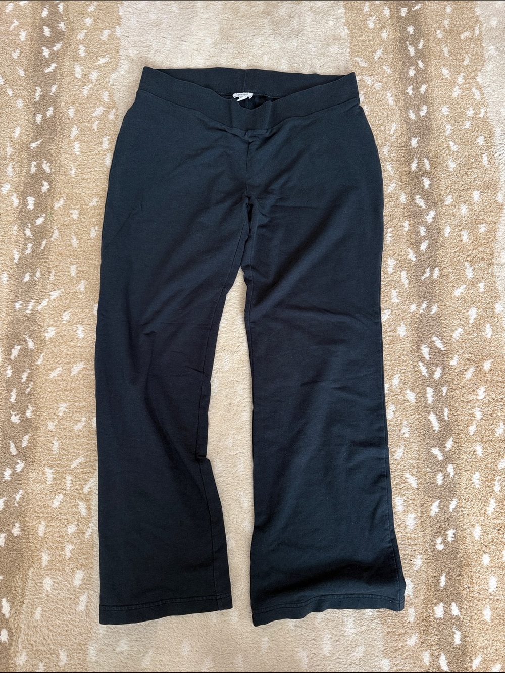 Pure Jill JJill Black Wide-Leg Knit Casual Everyday Pants Women’s Size M